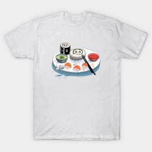 Kawaii Sushi Bites: Adorable T-Shirt for Sushi Lovers! T-Shirt